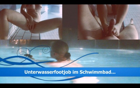 Unterwasserfootjob