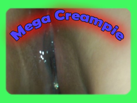 Mega Auslauf an Creampie