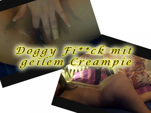 Doggy Fi**ck mit Sperma Creampie