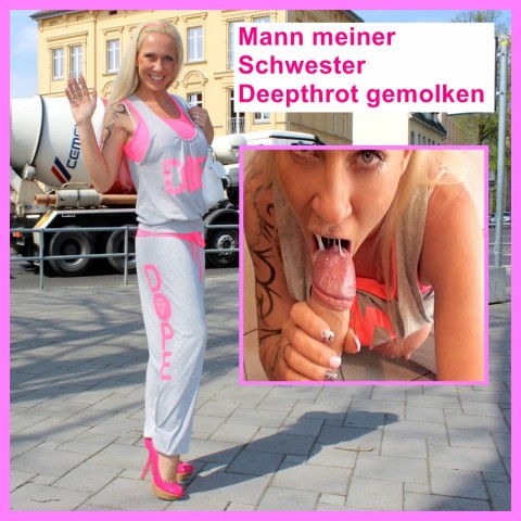 Mann meiner Schwester Deepthroath mit Maulfotze abgemolken