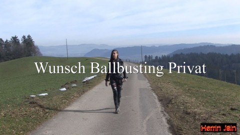 Wunsch Ballbusting Privat