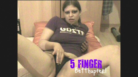 OMG !! SAUGEIL !! 5-FINGER-BETTHUPFERL