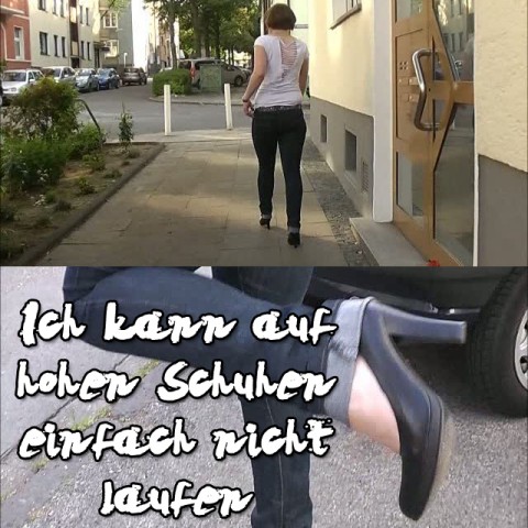 Ich kann auf hohen Schuhen einfach nicht laufen