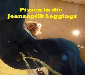 Pissen in die Jeansoptik Leggings