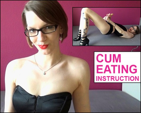 Cum Eating Instruction