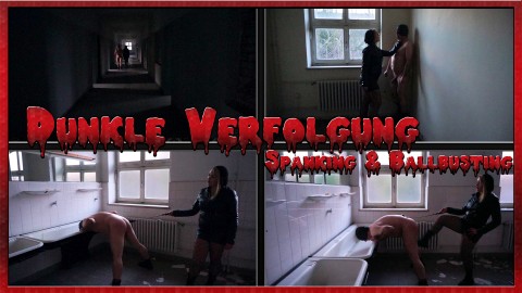 Dunkle Verfolgung - Spanking & Ballbusting