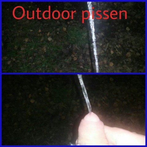 Outdoor pissen!