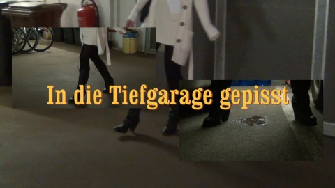 In die Tiefgarage gepisst