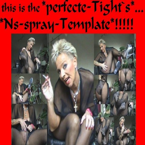 this is the perfecte Nylon- Tights spray template