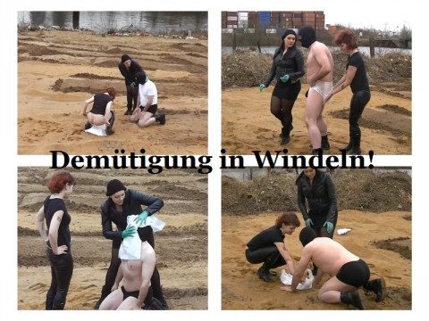 Demütigung in Windeln!