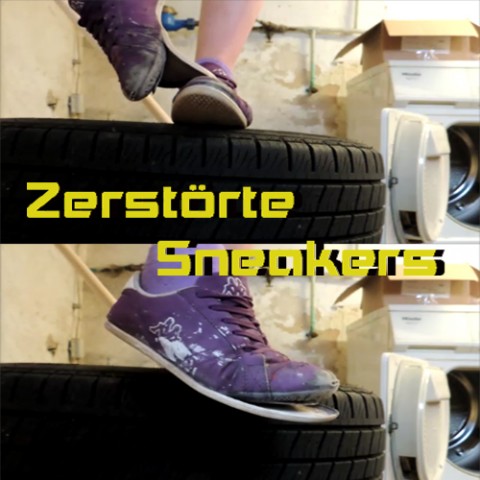 zerstörte sneakers