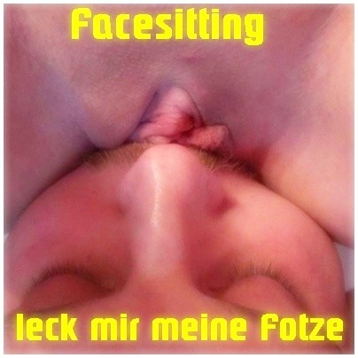 Facesitting  leck mir meine Fotze