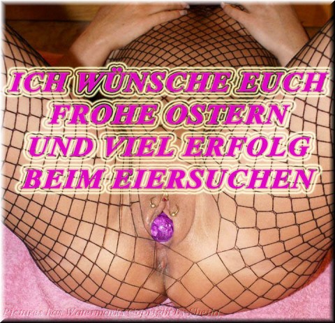 Auch bei mir hat der Osterhase Eier versteckt