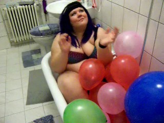 Baden in Luftballons