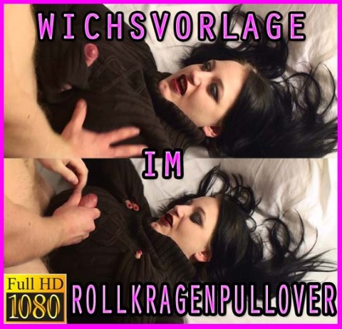 WICHSVORLAGE im Rollkragenpullover