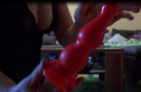 Saugnapfdildo, Babyöl & sexy Dessous