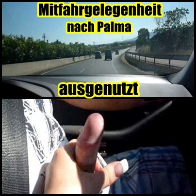 Mitfahrgelegenheit ausgenutzt!