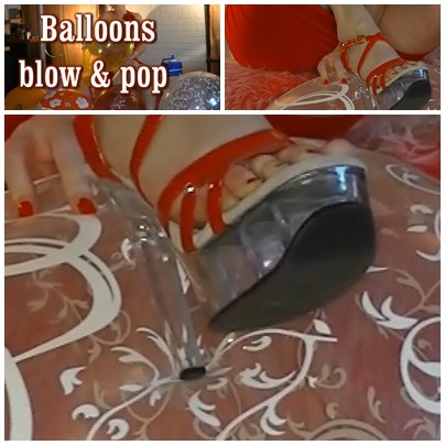 Ballons - blow and pop -