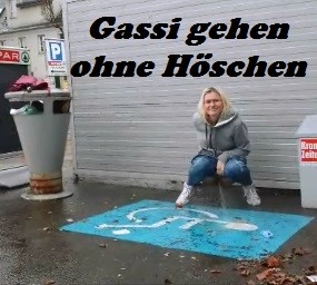 Gassi gehen ohne Höschen