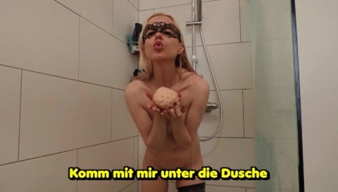 Komm mit mir unter die Dusche! Heute morgen für Euch aufgenommen!