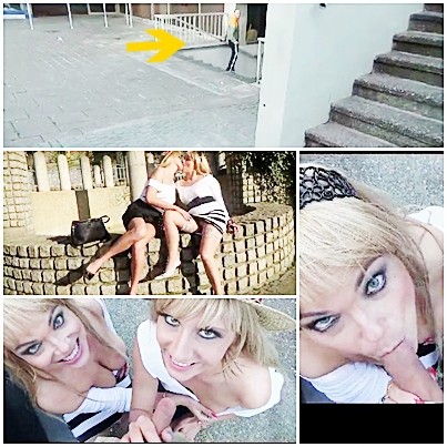 MILF+Teeny PUBLIC! LESBO+BLOWJOB Interruptus