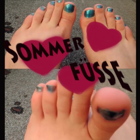 sommer füsse