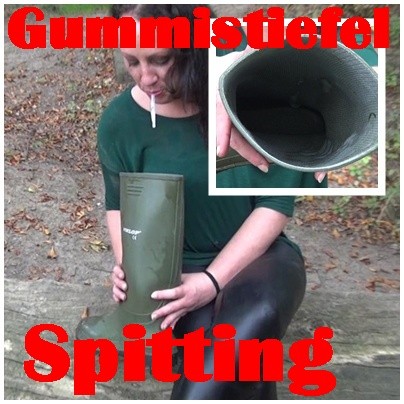 Gummistiefel Spitting vom User