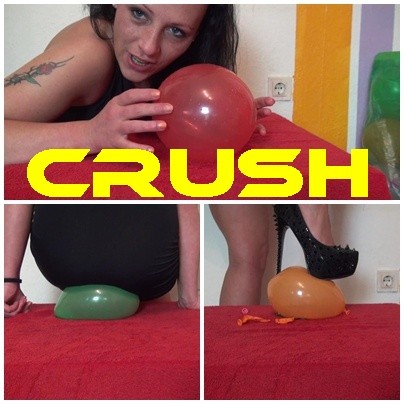 Luftballoncrush mit Arsch und Heels