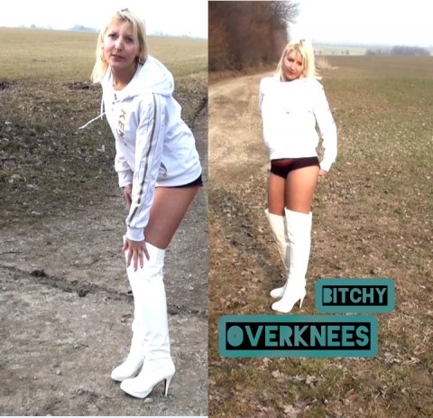 Bitchy Overknees warten auf Einweihung!