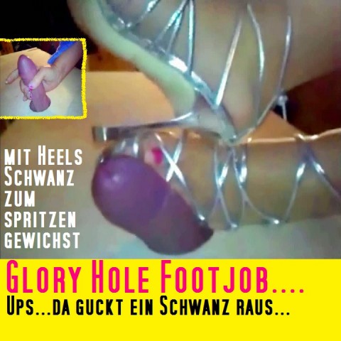 Footjob - High Heels und hauchdünne Nylons