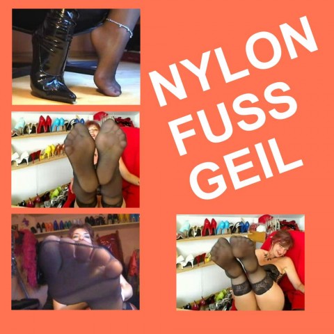 Nylon-Fuss-Geil