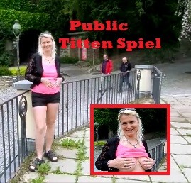 Public Titten Spiel