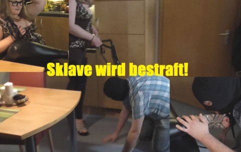 Sklave wird von mir bestraft