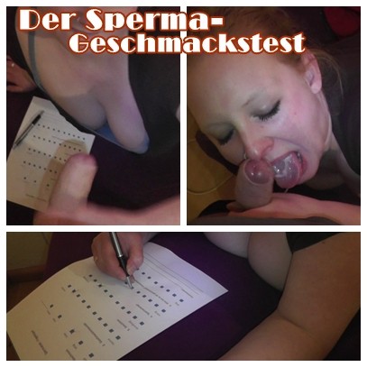 Der Sperma-geschmackstest