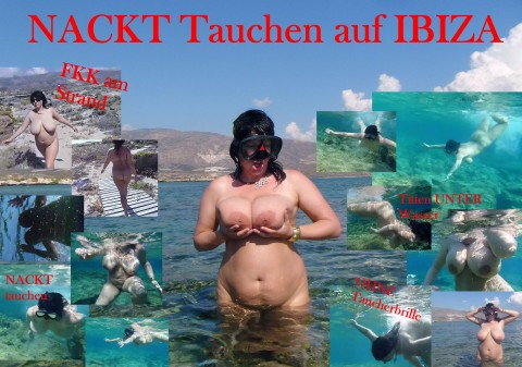 UNTER Wasser NACKT-Tauchen