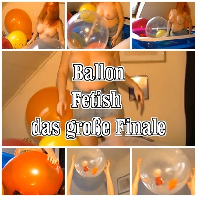 Ballon Fetish das große Finale