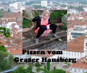 Pinkeln vom Grazer Hausberg