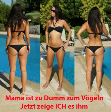 Mama ist zu dumm zum vögeln! Jetzt zeige ICH es ihm!