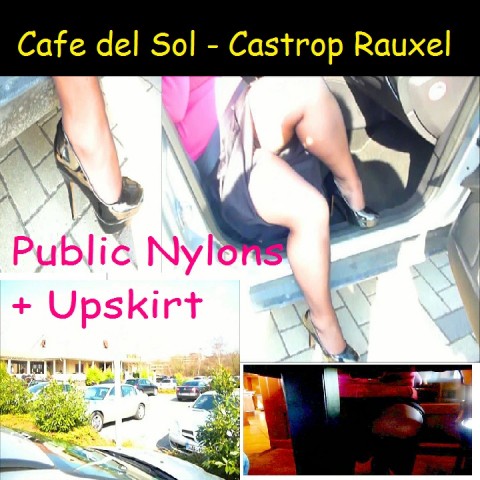 Outdoor Nylons und Upskirt