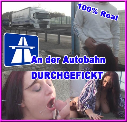 An der Autobahn ABGEFICKT 100% REAL KEIN FAKE