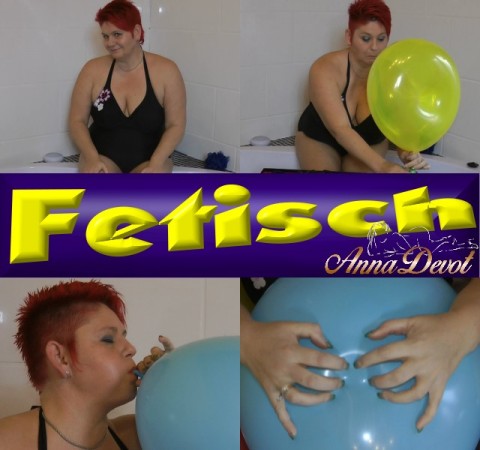 Ballon Session in der Wanne