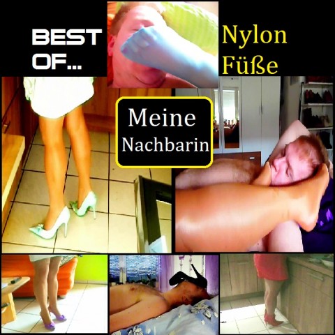 Nylonfüße der MILF Nachbarin