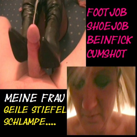 Ehefrau gibt mir nen geilen Footjob