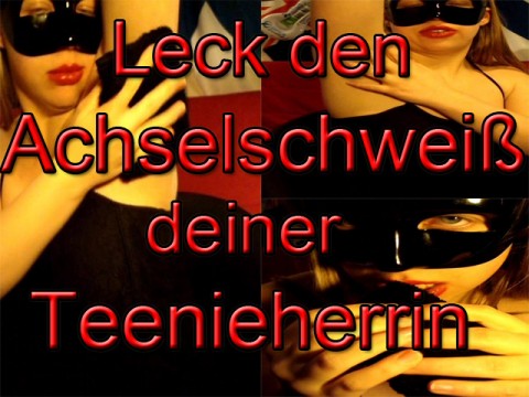 Leck den Achselschweiß deiner Teenieherrin