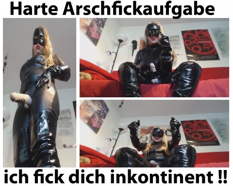 Harte Wichsaufgabe ich ficke deine Arschfotze inkontinent !!