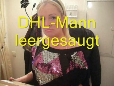 DHL-Mann leergesaugt