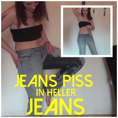 JEANS PISS in heller Jeans