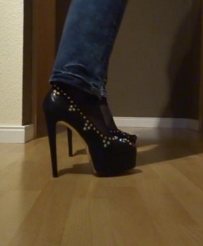 Meine schwarzen Highheels