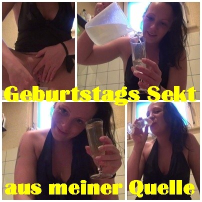 Geburtstags Sekt aus meiner Quelle