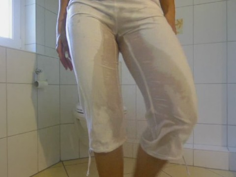 White shorts just get wet ....